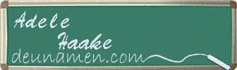 Adele Haake Visitenkarte